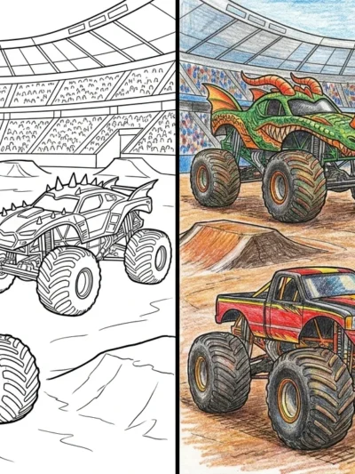 Monster Jam coloring pages