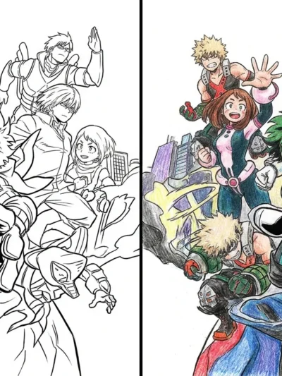 My Hero Academia coloring pages