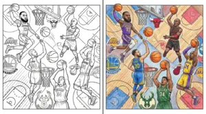 nba coloring pages