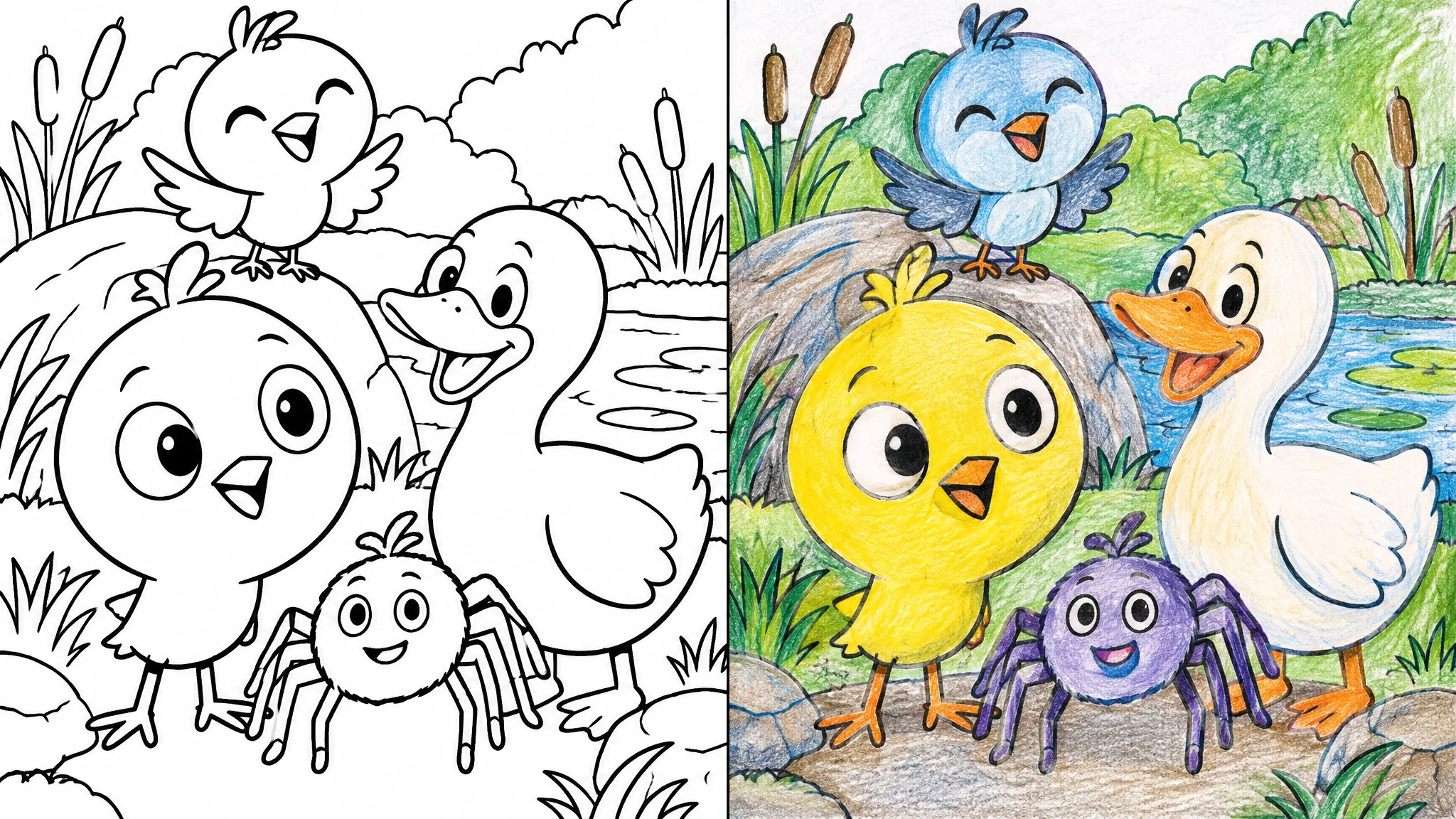 peep coloring pages