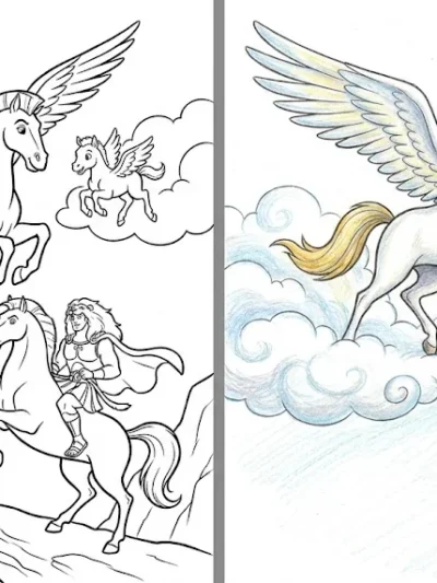 Pegasus coloring pages