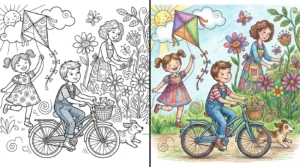people coloring pages