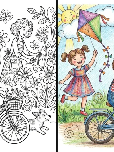 People coloring pages