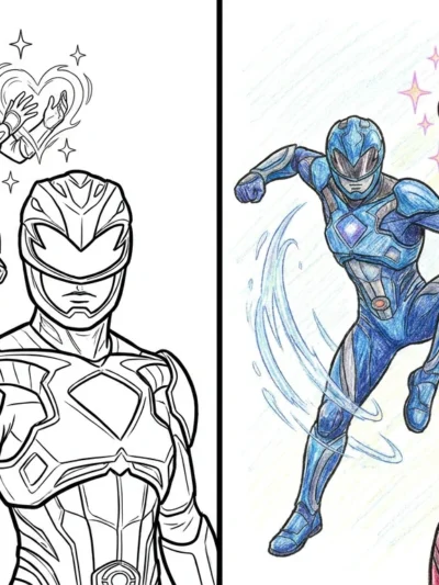 Power Ranger coloring pages