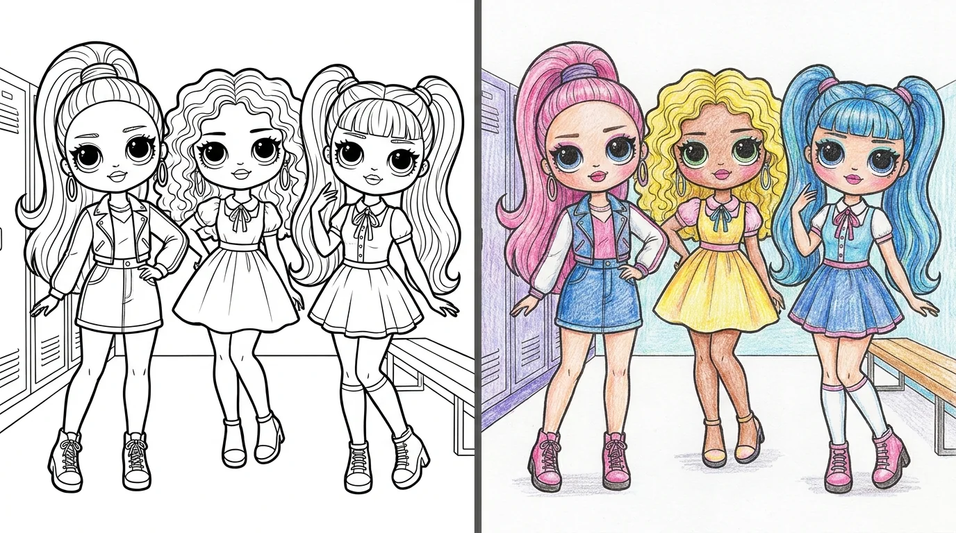 42 Rainbow High Coloring Pages (Free PDFs)