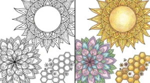 relaxing coloring pages
