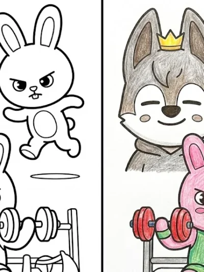 Skzoo coloring pages