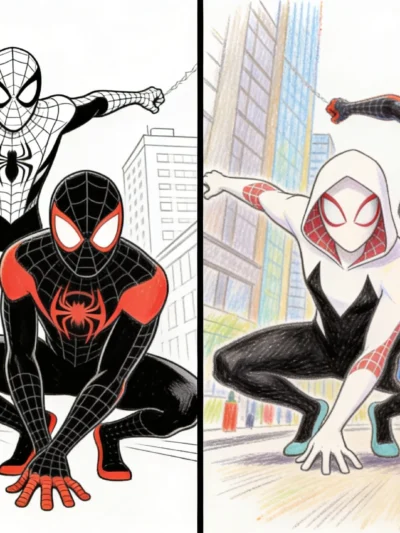 Spidey And Friends coloring pages