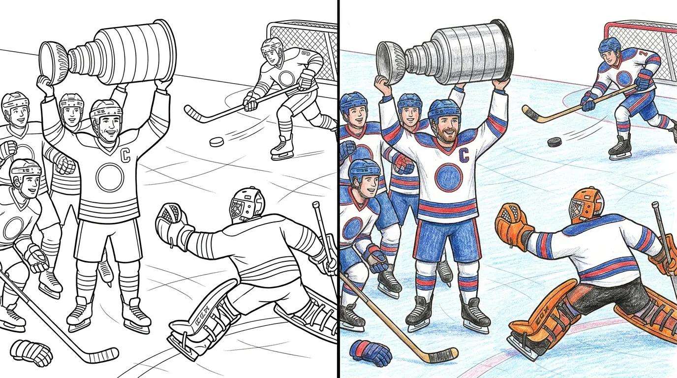 45 Stanley Cup Coloring Pages (Free PDFs)