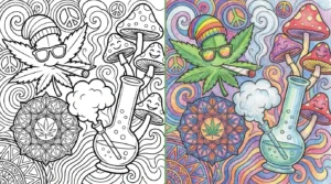 stoner coloring pages