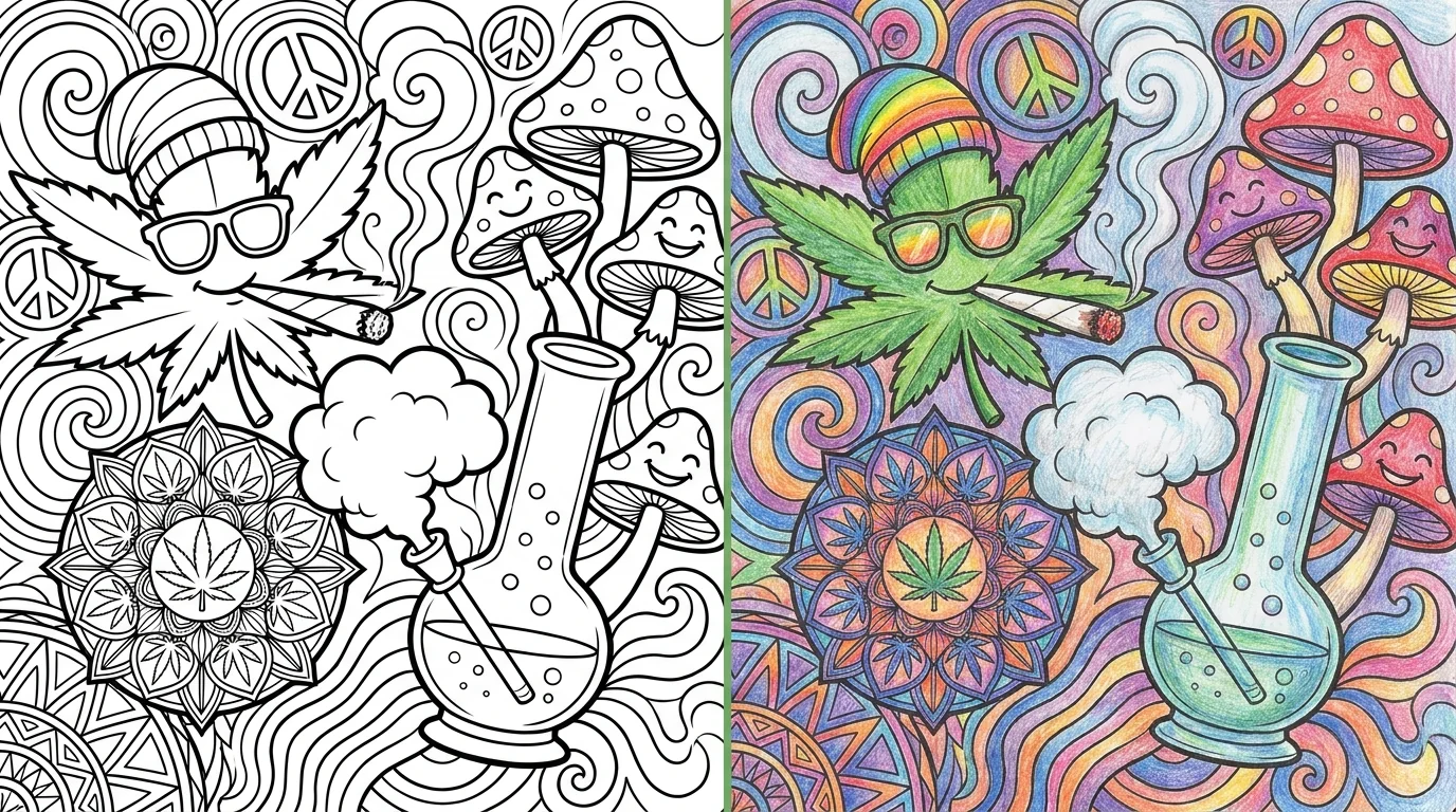 43 Stoner Coloring Pages (Free PDFs)