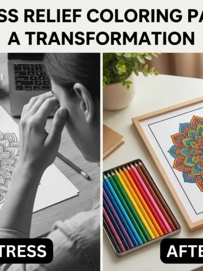 Stress Relief coloring pages