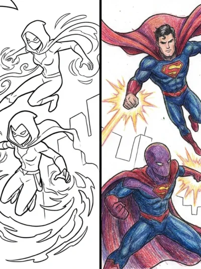 Super Shadow coloring pages
