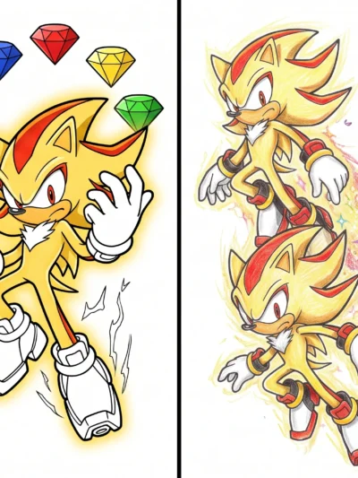 Super Shadow coloring pages