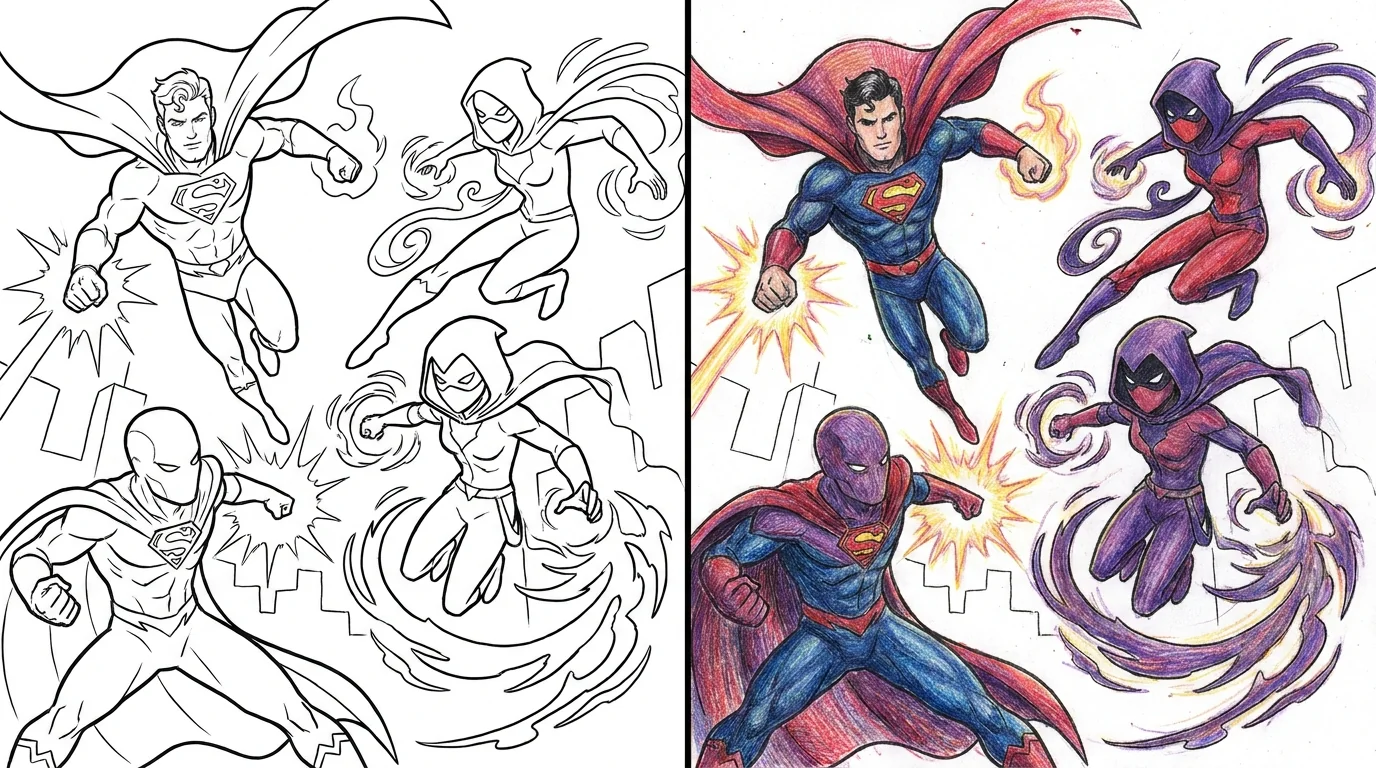 42 Super Shadow Coloring Pages (Free PDFs)