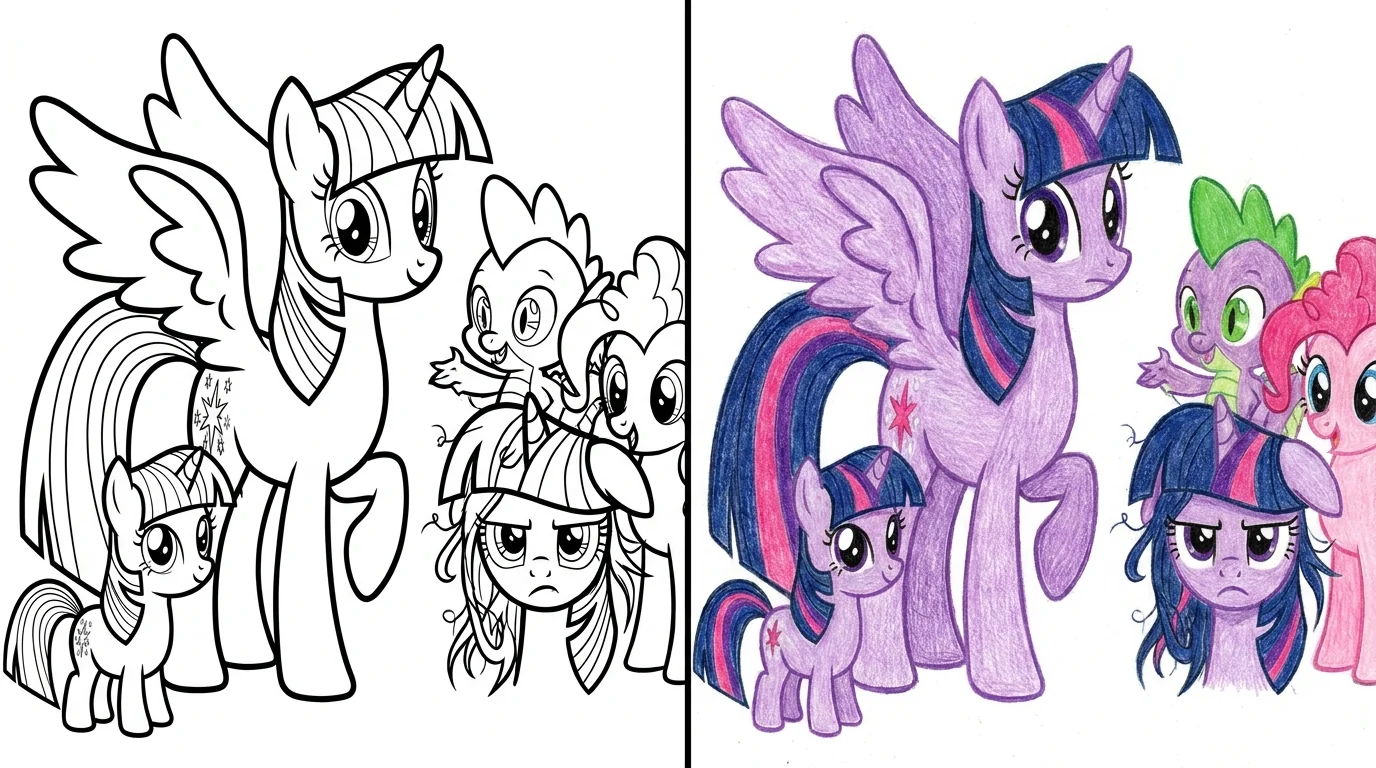 55 Twilight Sparkle Coloring Pages (Free PDFs)