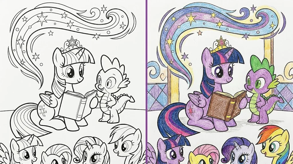 42 Twilight Coloring Pages (Free PDFs)