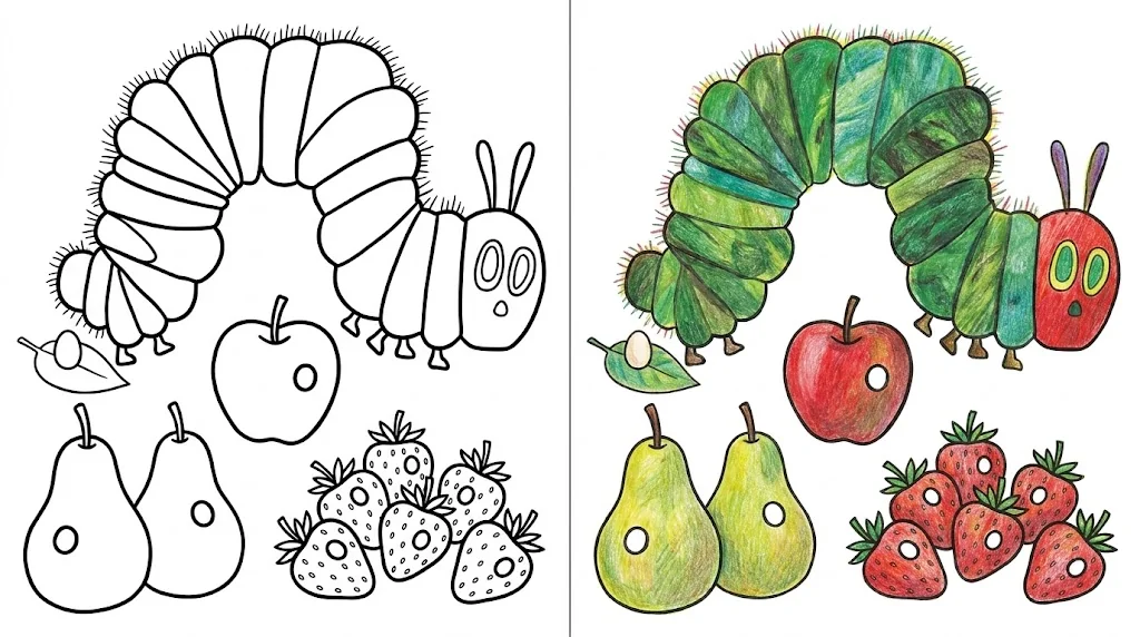 34 Very Hungry Caterpillar Coloring Pages (Free PDFs)
