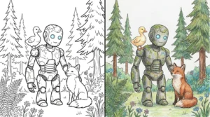 wild robot coloring pages