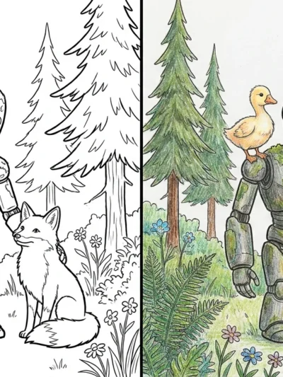 Wild Robot coloring pages