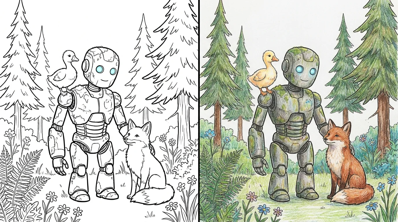 45 Wild Robot Coloring Pages (Free PDFs)