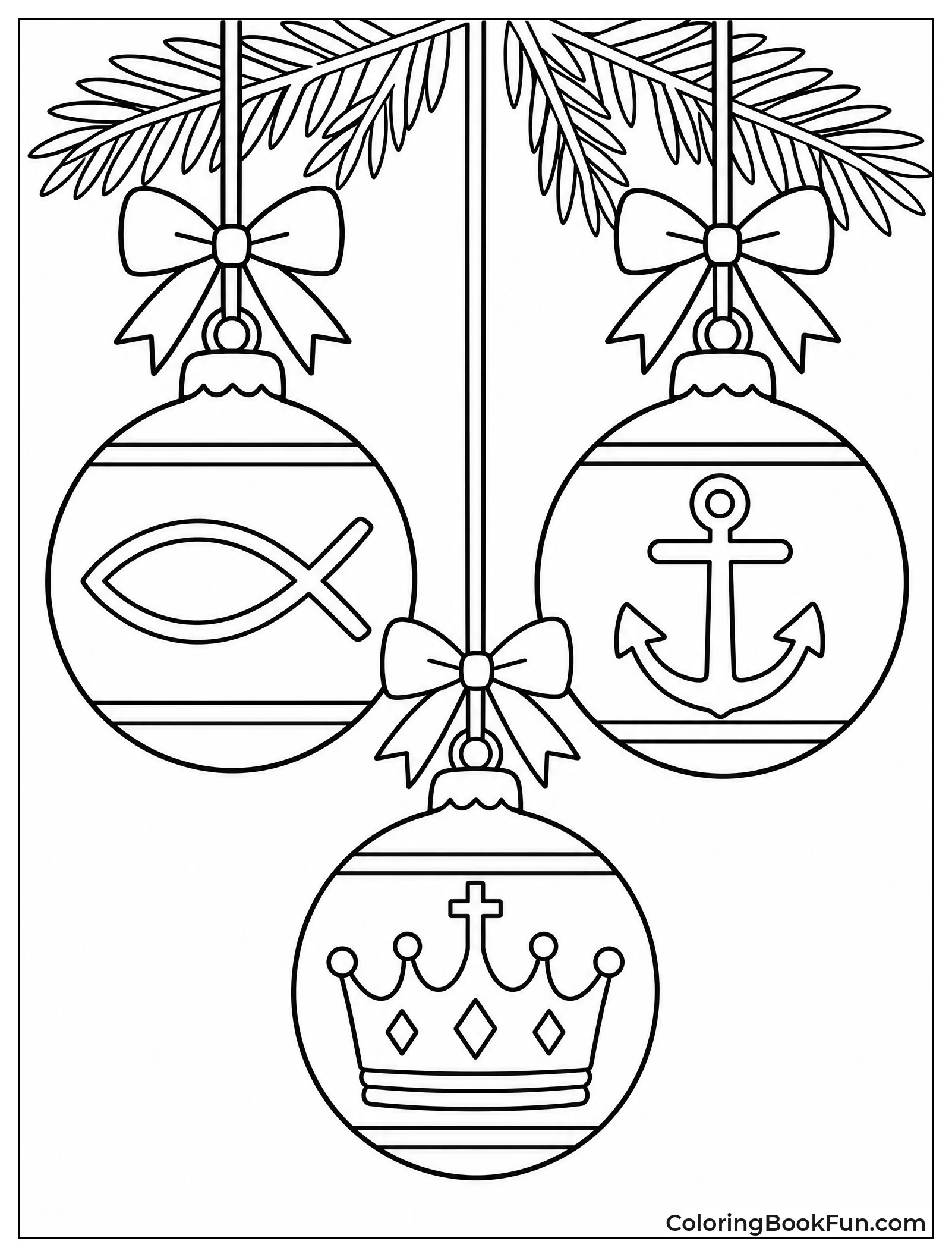 Christmon Ornaments Show Ancient Symbols