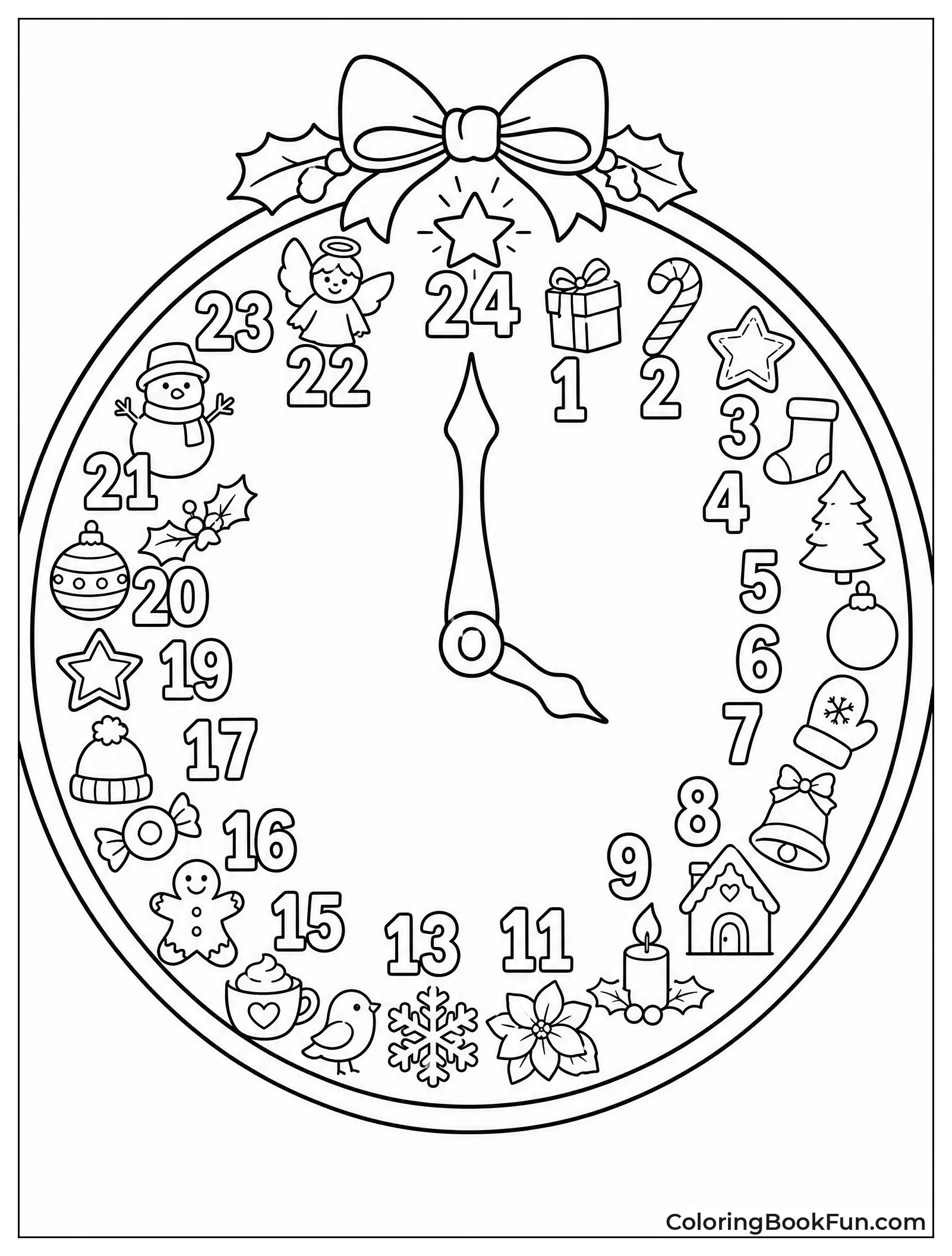 Whimsical Clock Counts Down the Days