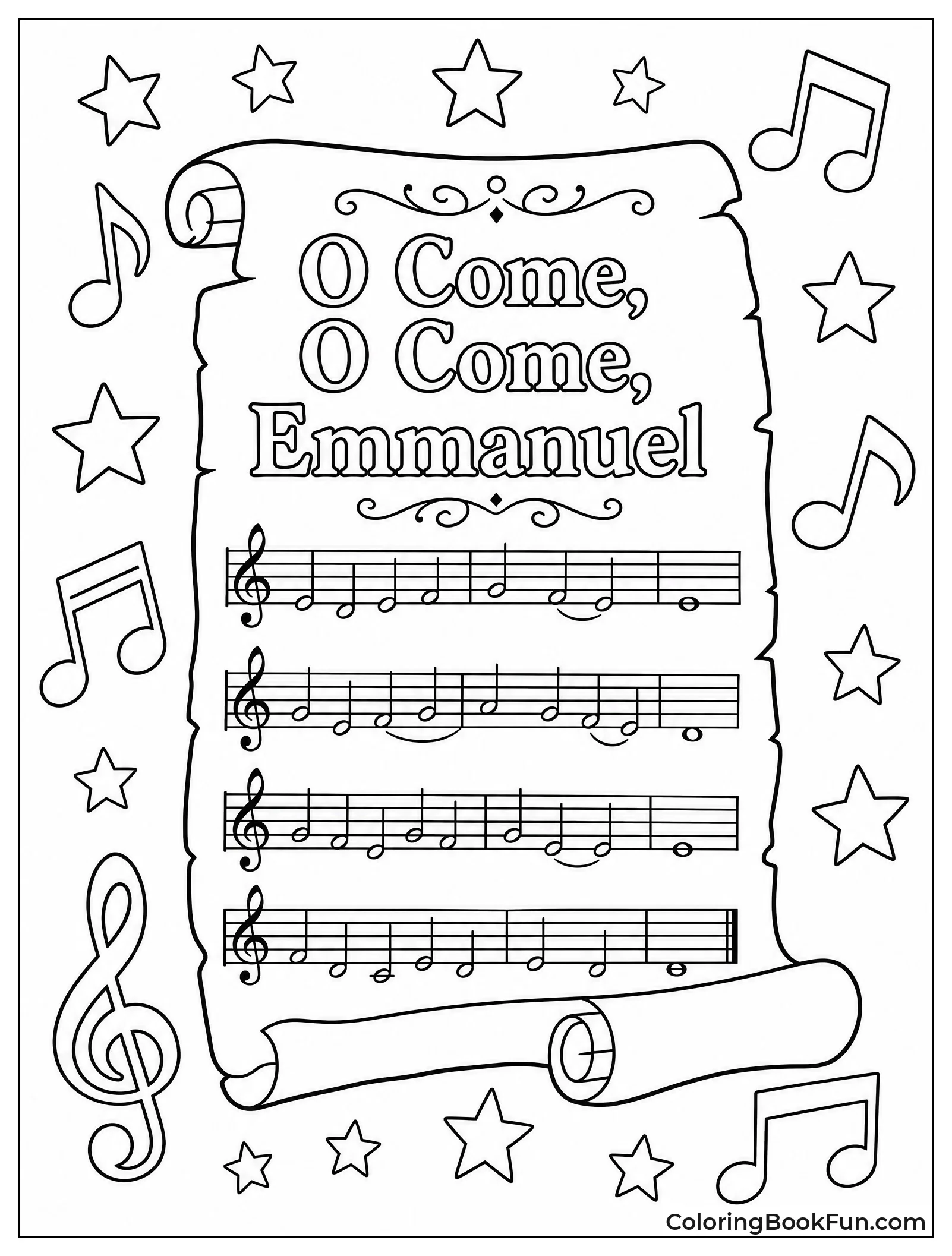 Sheet Music for O Come Emmanuel