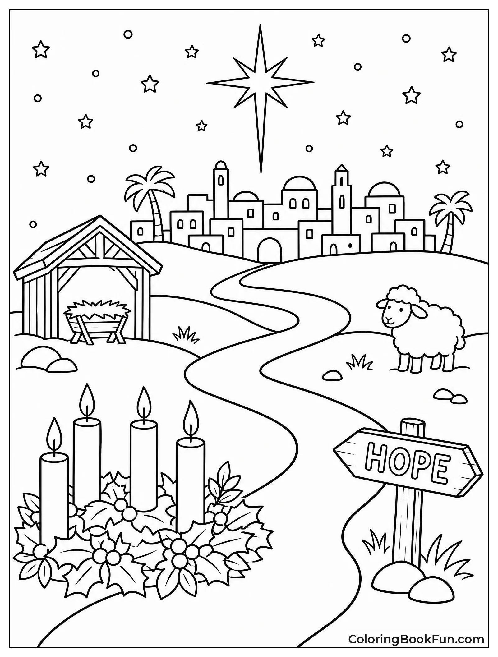 Winding Path Leads to Bethlehem