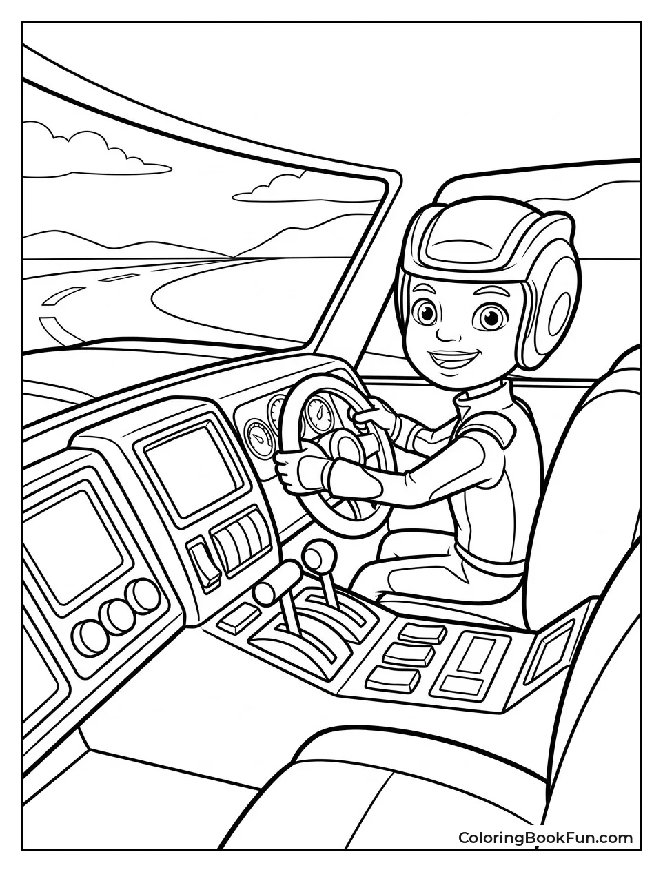 Aj Drives Blaze Through Adventure