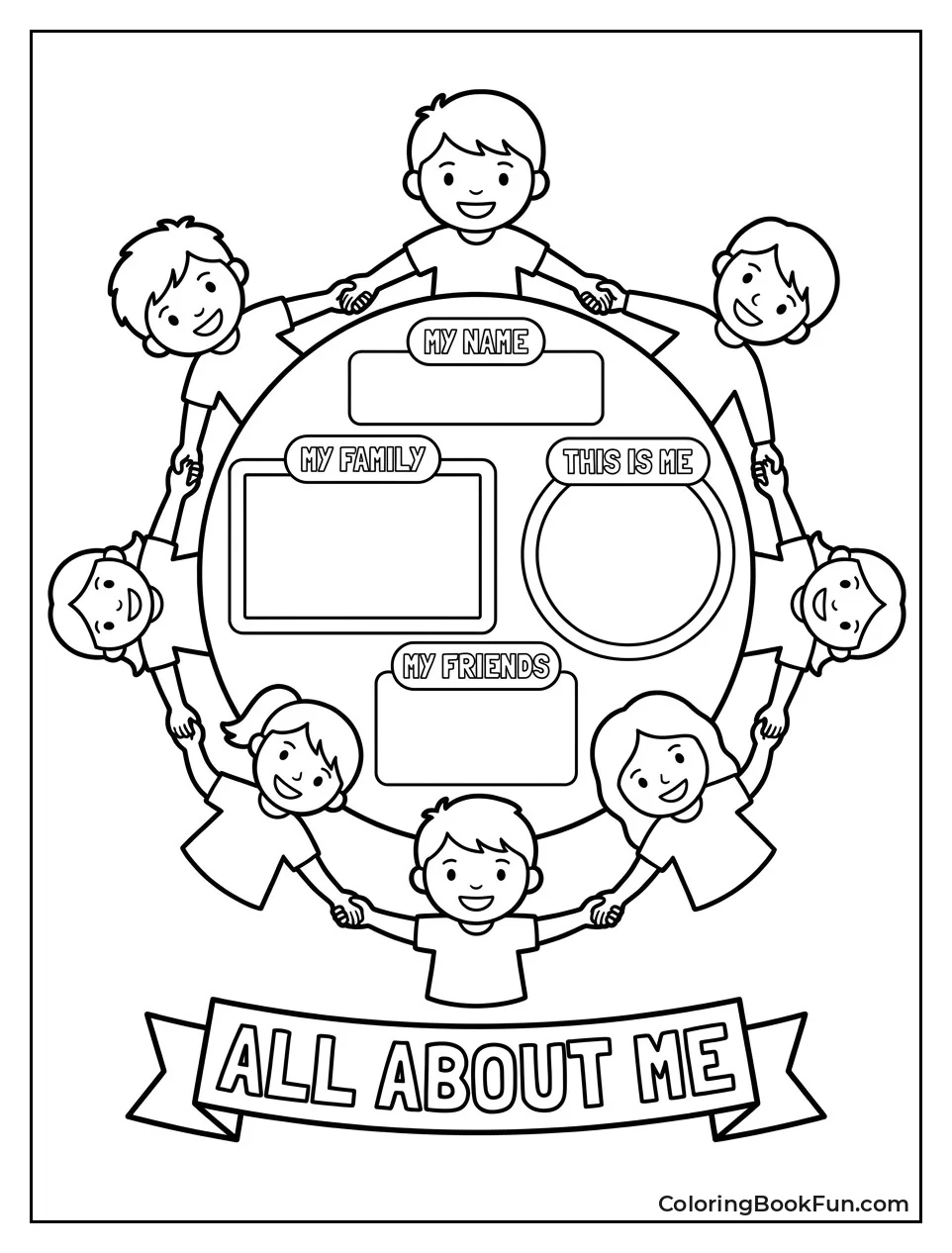 Circle of Friends Holding Hands