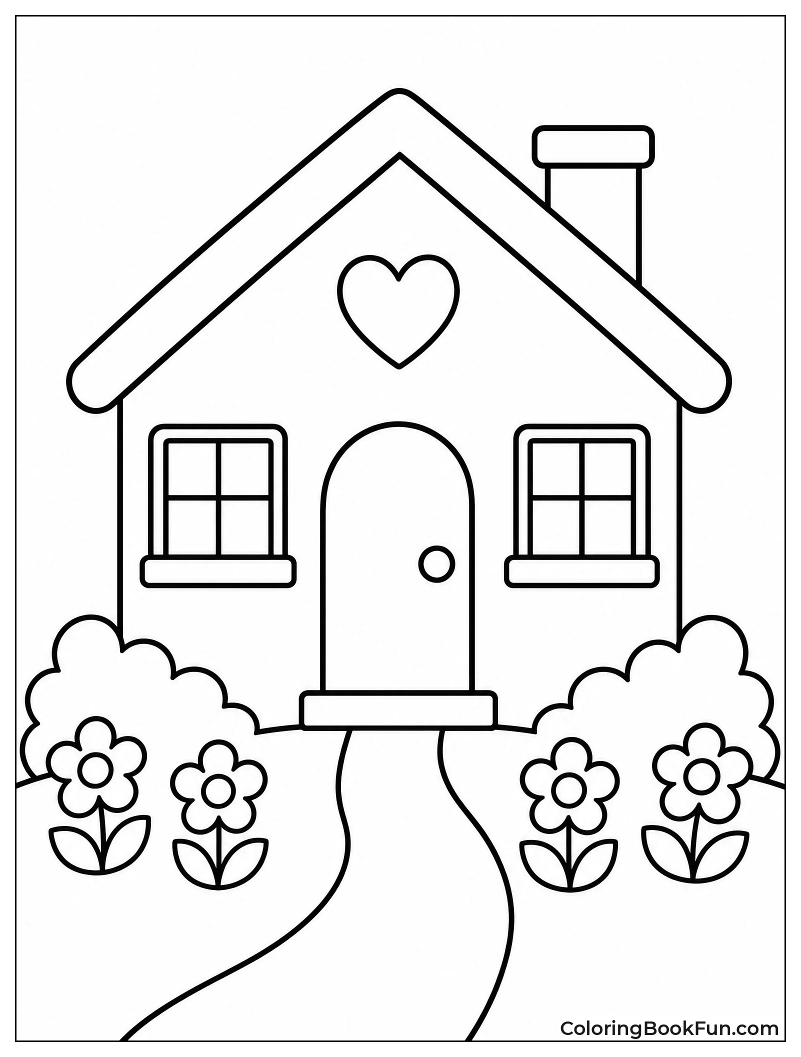 Simple House and Garden