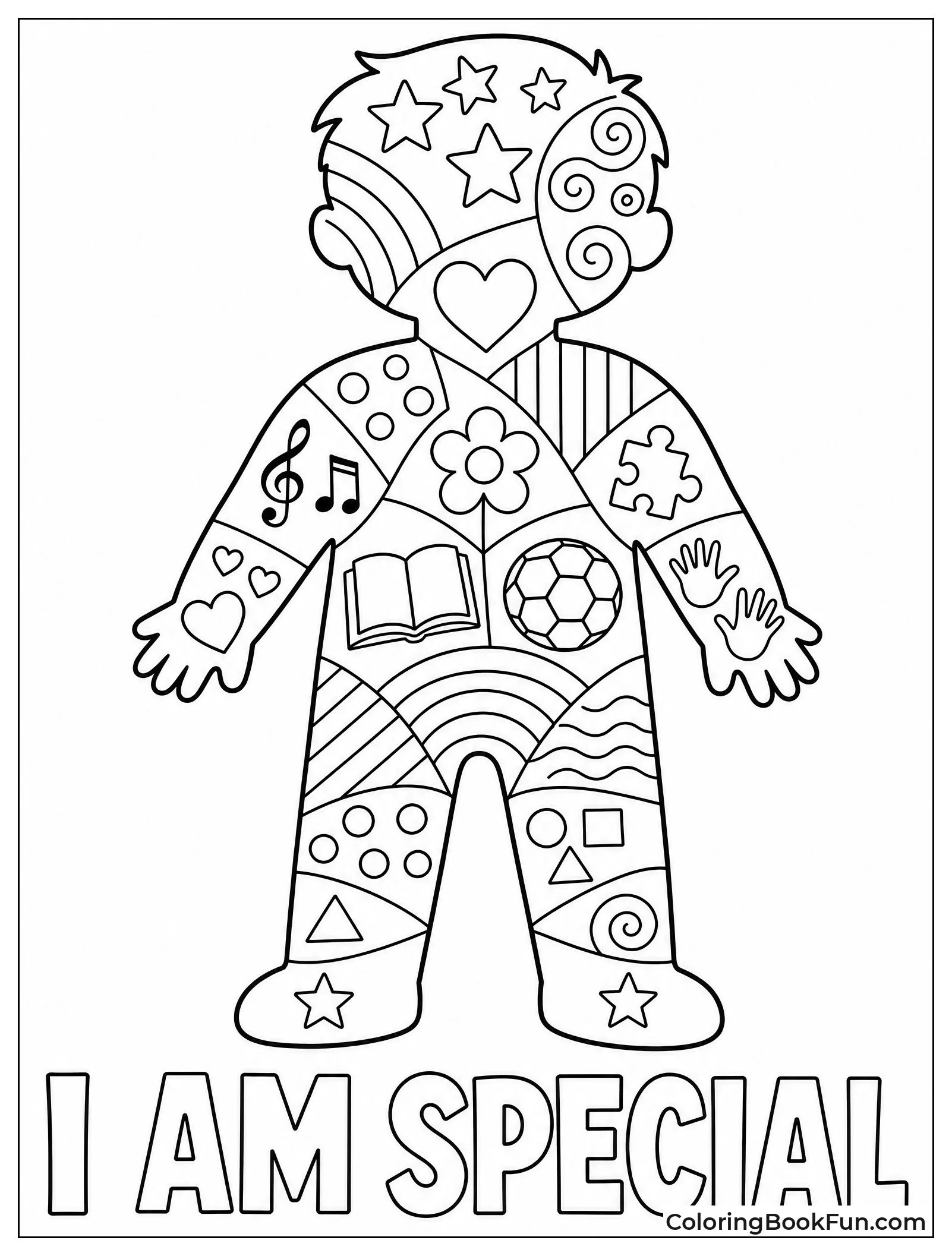 Child Silhouette of Unique Traits