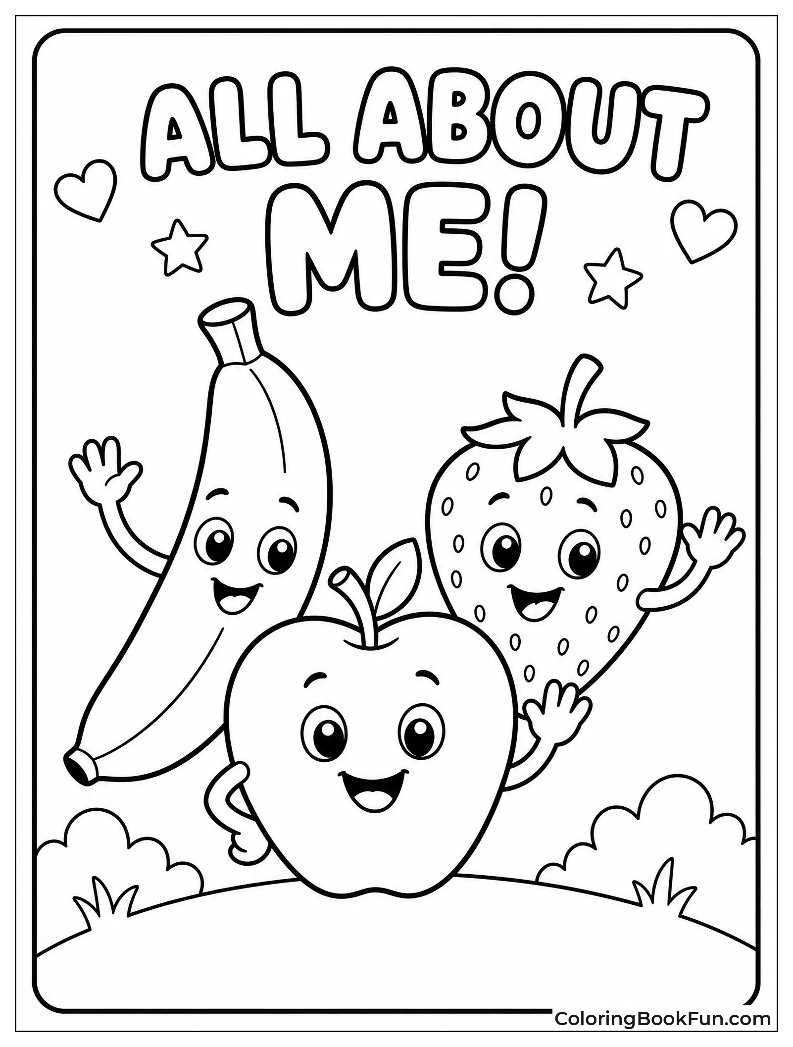 Fruit Friends Waving Hello