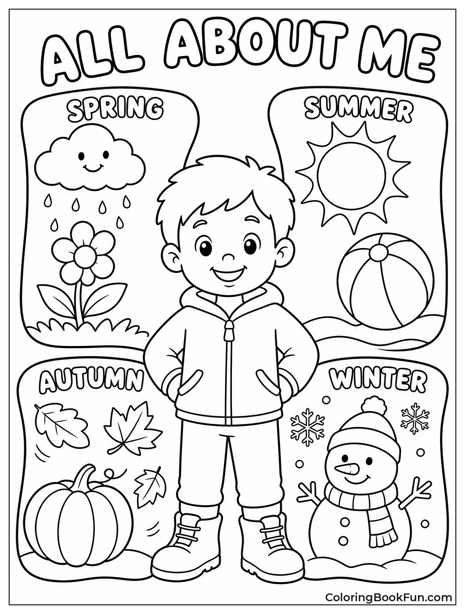 Kid Dressed for Every Season