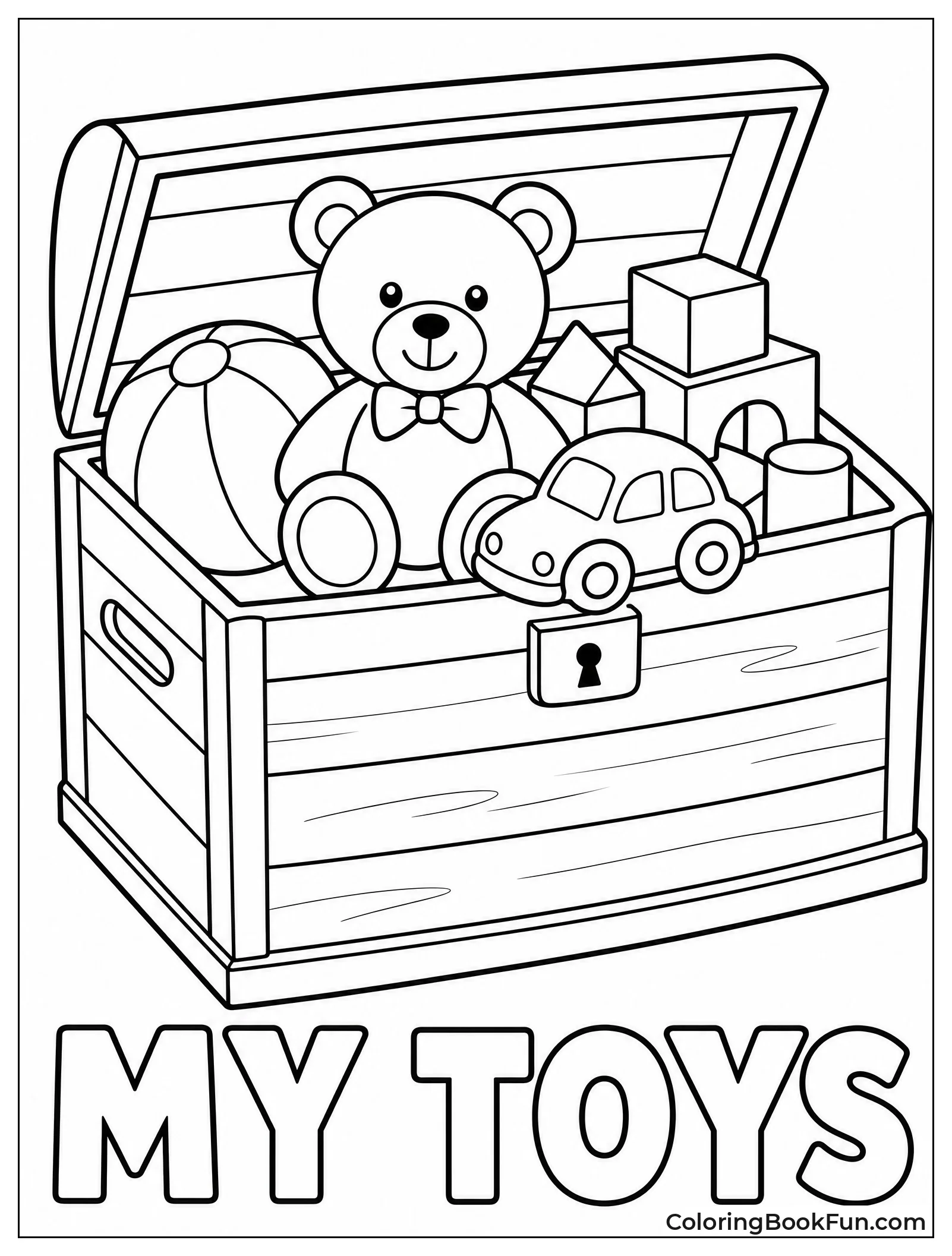 Overflowing Chest with Toys
