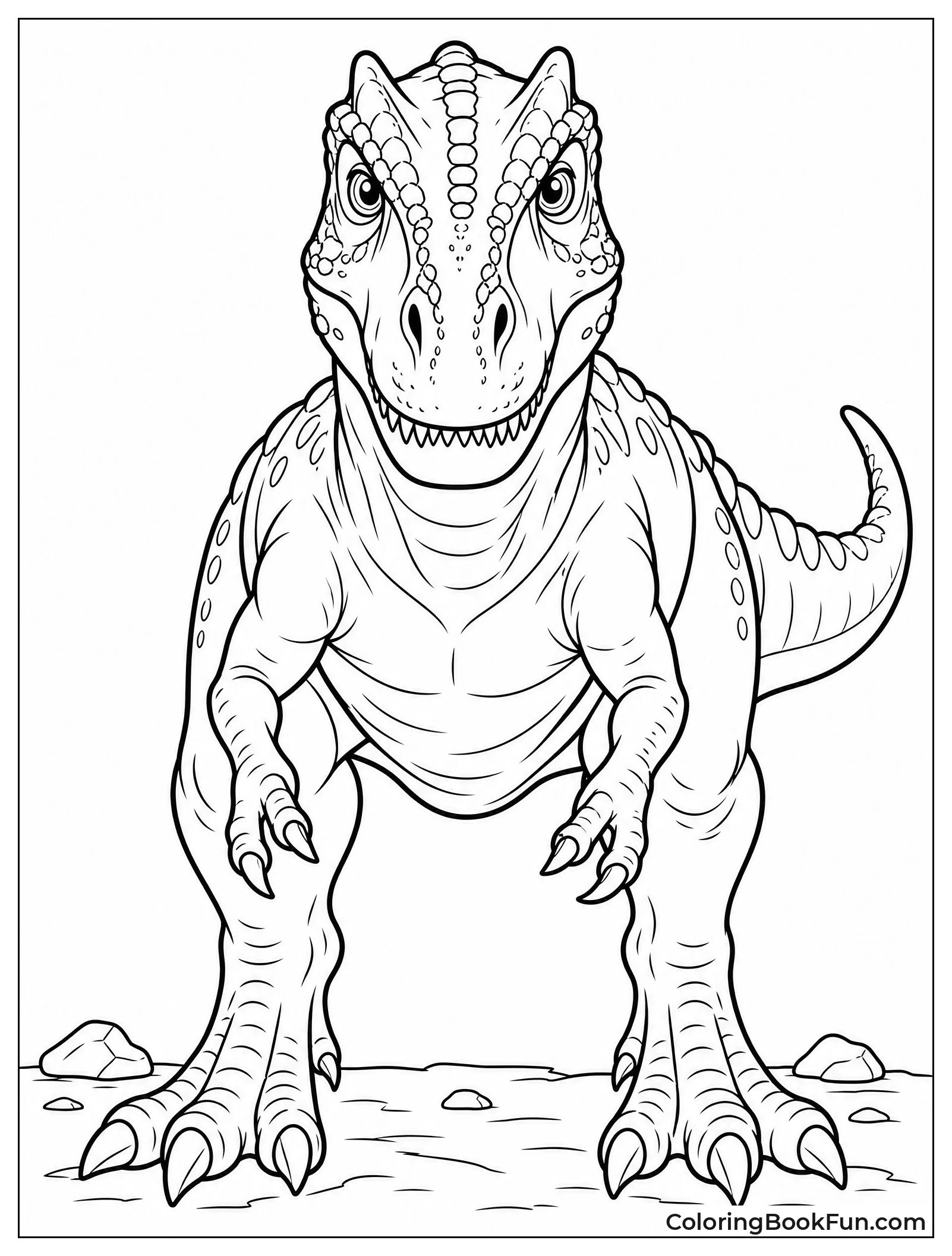 Allosaurus Staring Straight at You