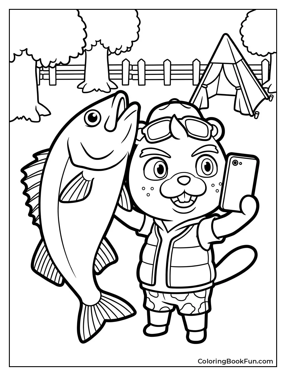 C J Selfies with a Fish