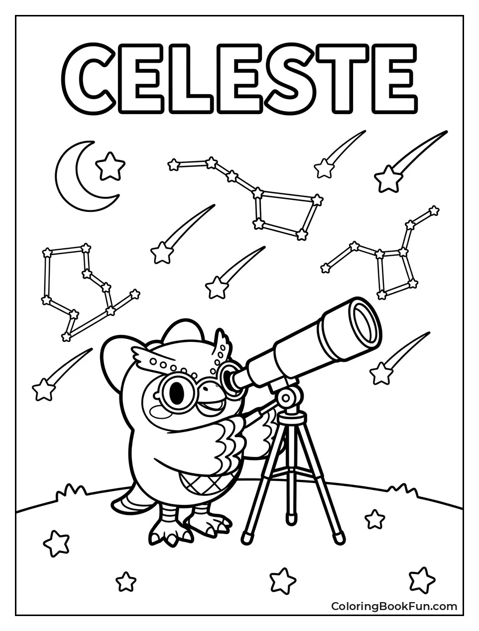 Celeste Watches the Shooting Stars