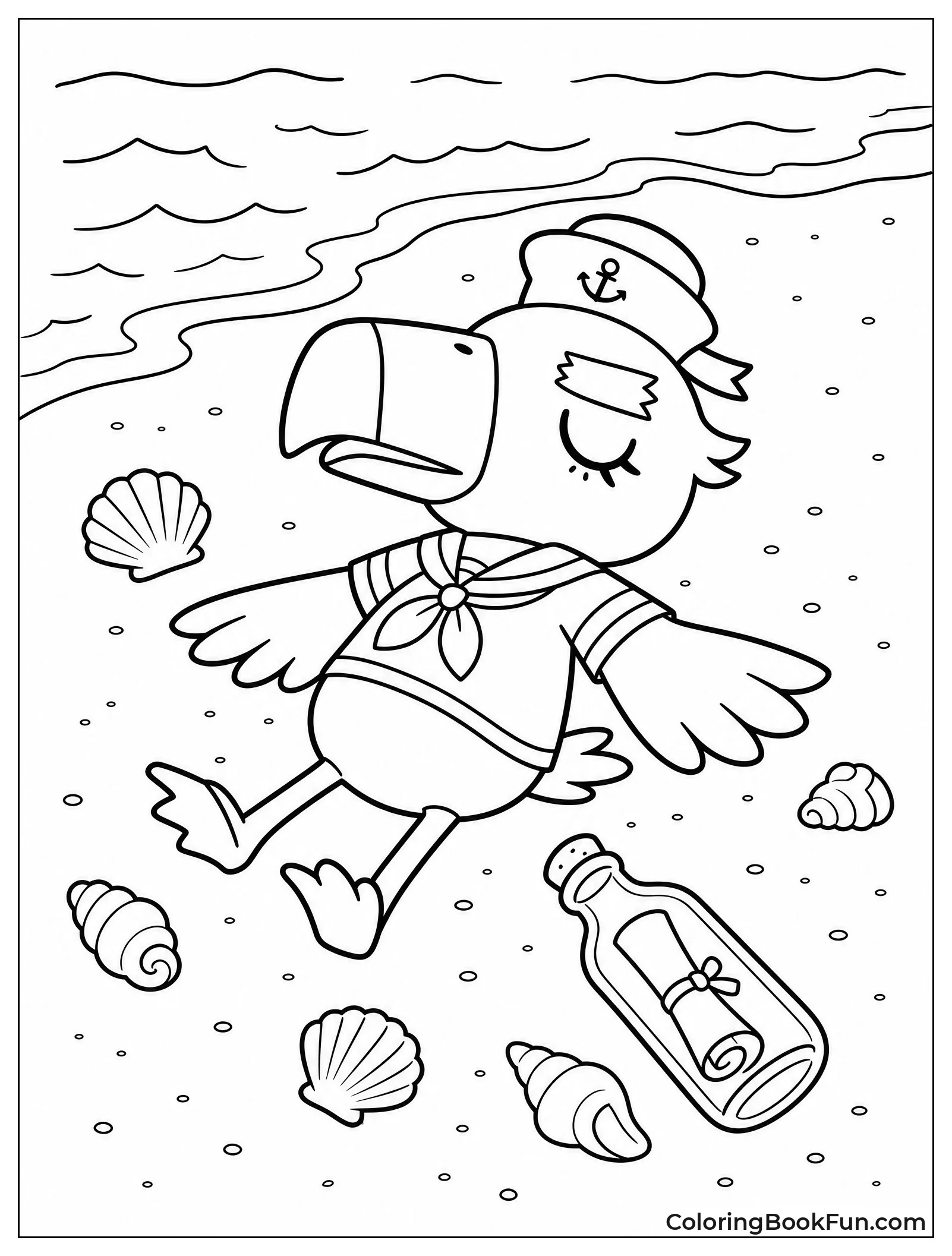 Gulliver Washes Up on Shore