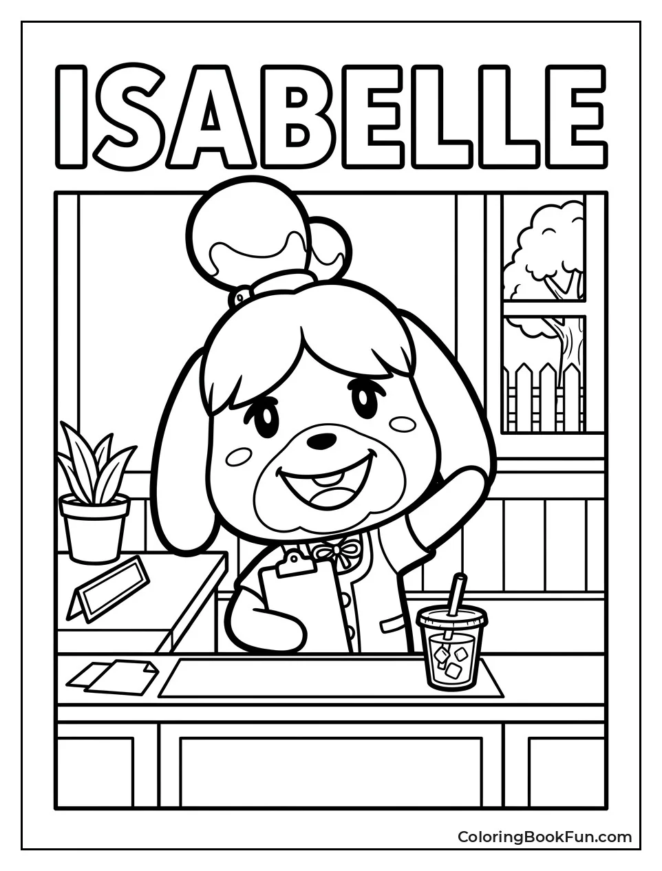 Isabelle Waves at the Desk
