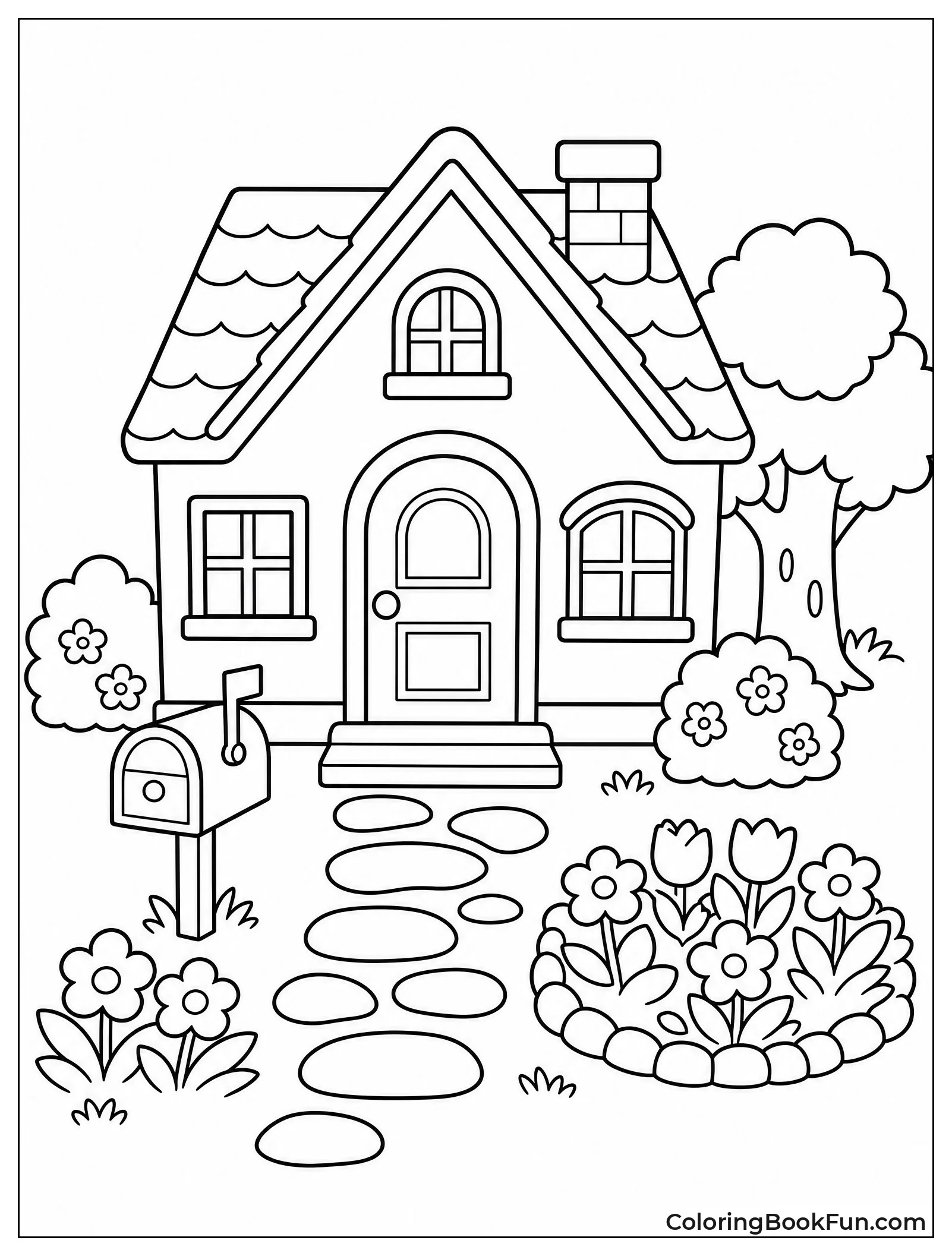 Player House with Pretty Garden