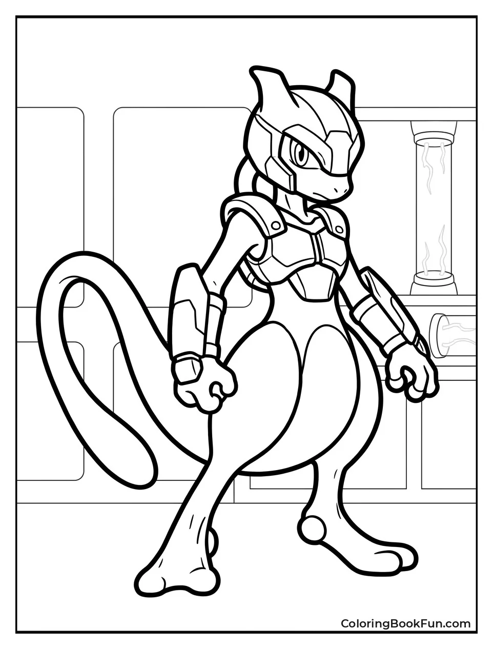 Mewtwo Wears Signature Mechanical Armor Suit
