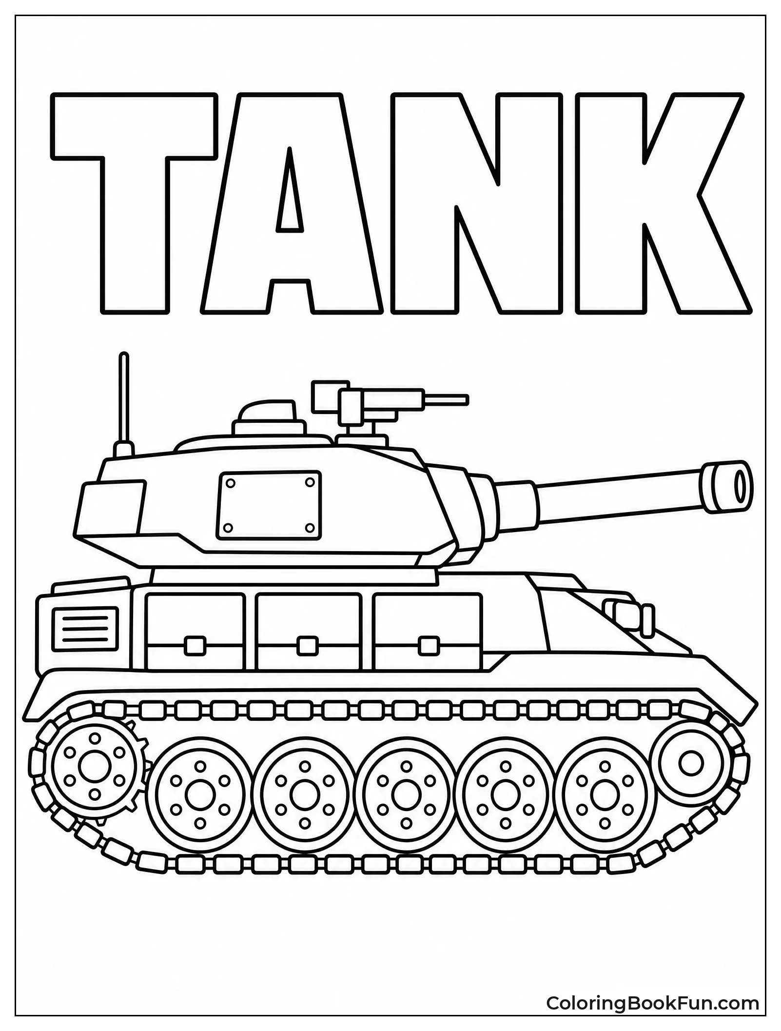 Mighty Tank Ready for Battle