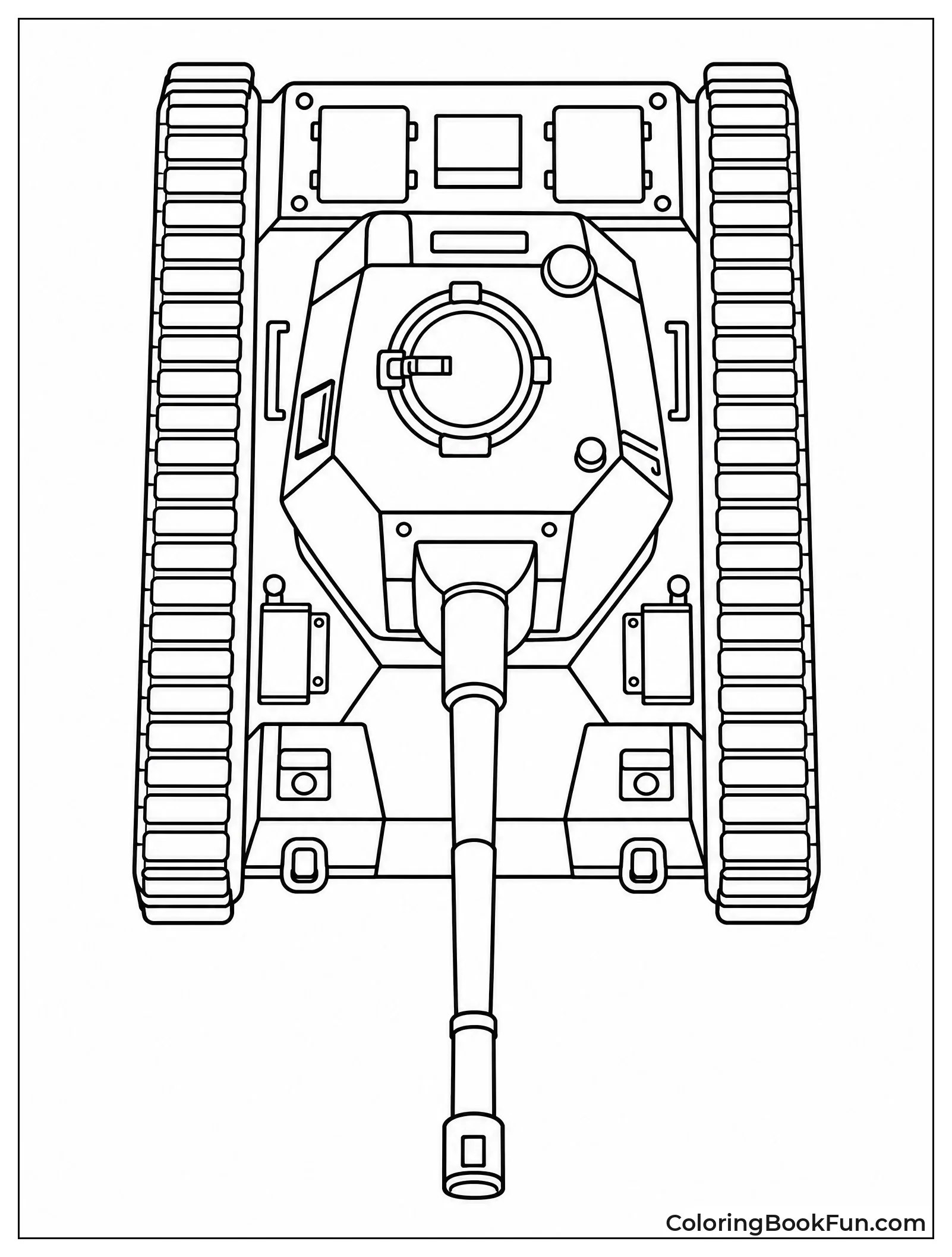 Top Down View of a Tank