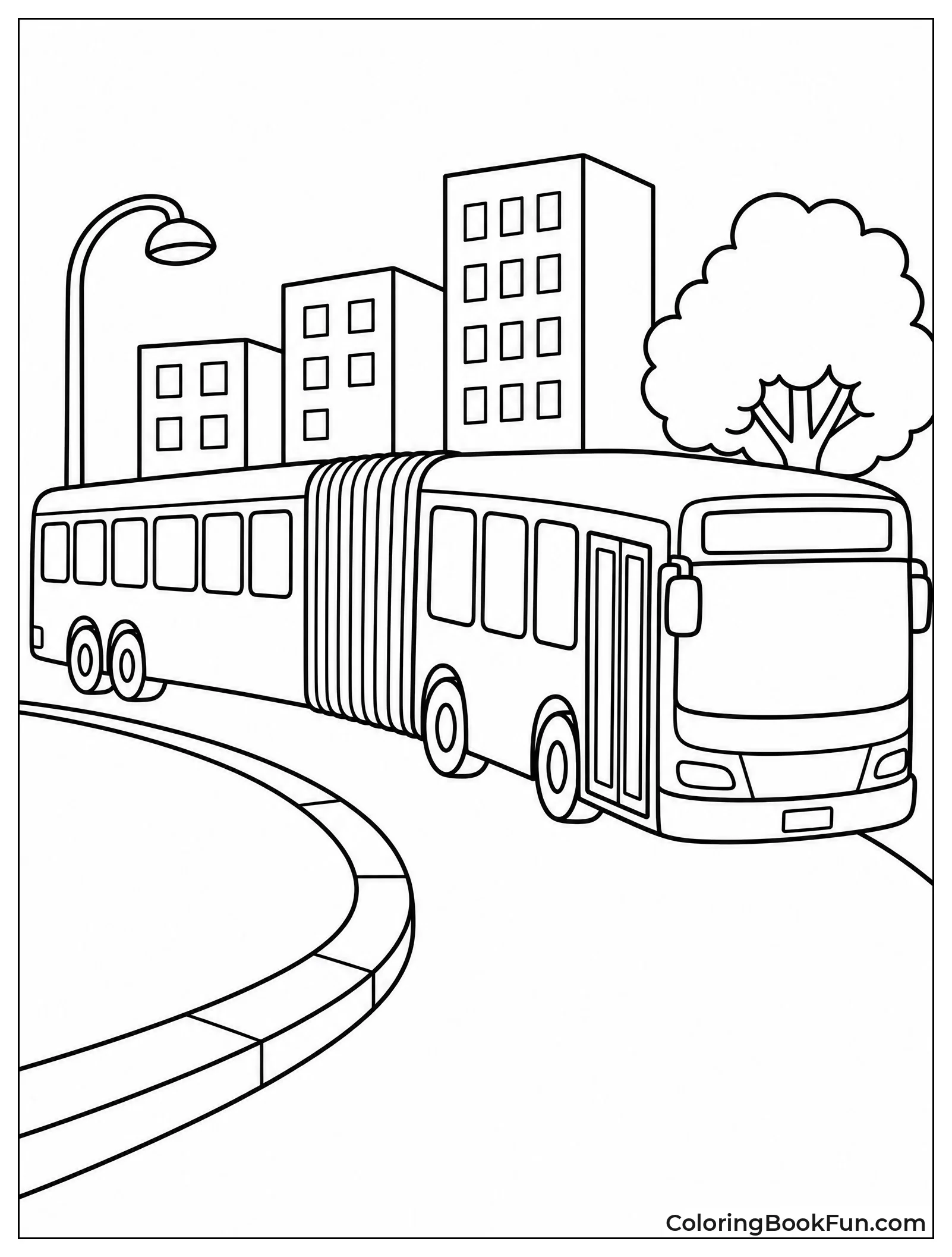 Bendy Bus Turns The Corner