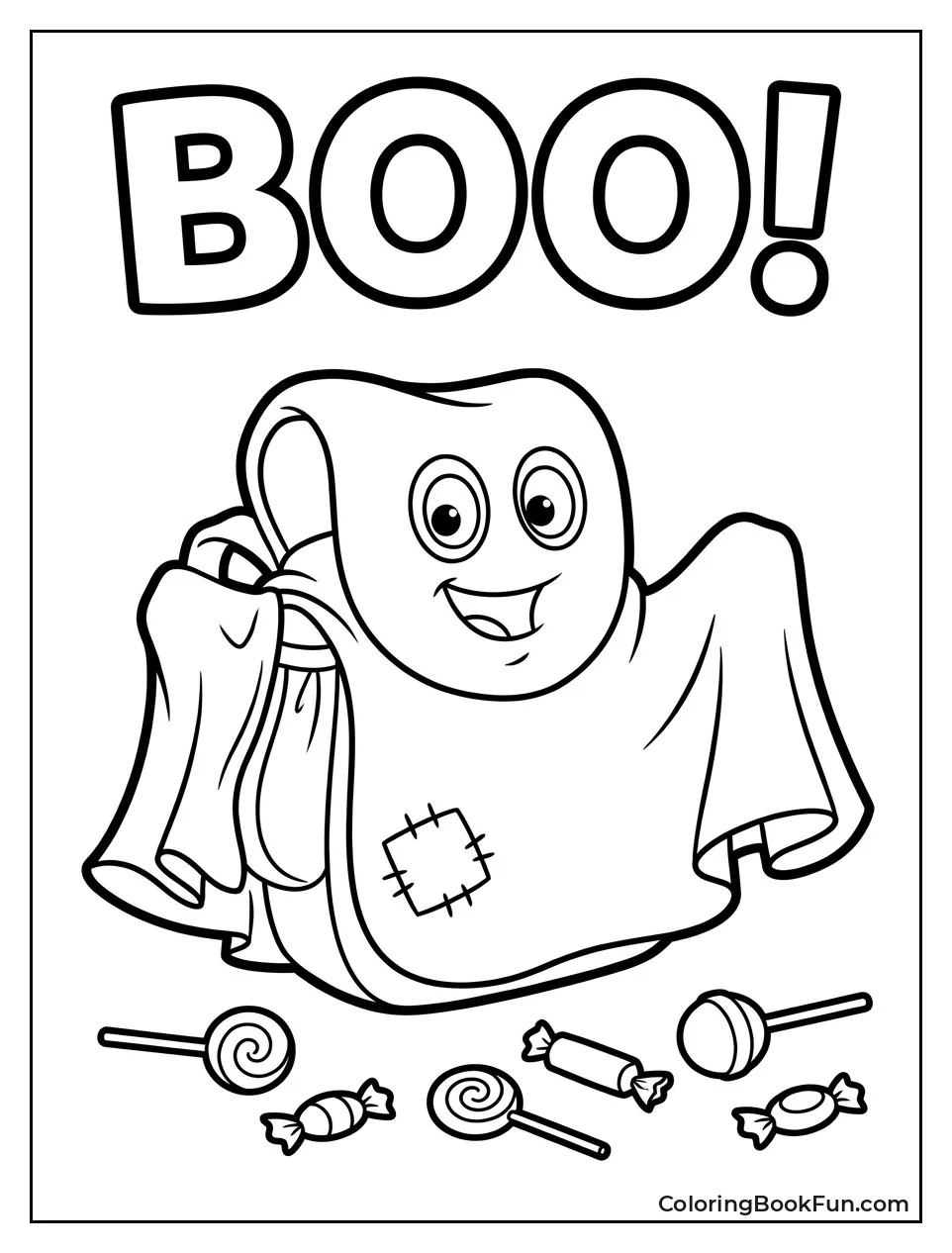 Backpack Dressed as Friendly Ghost