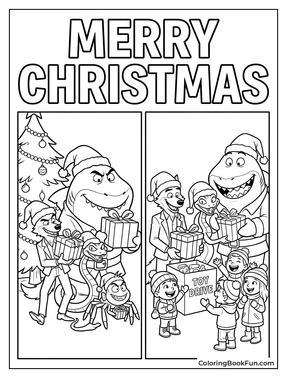 Bad Guys Steal and Donate Gifts