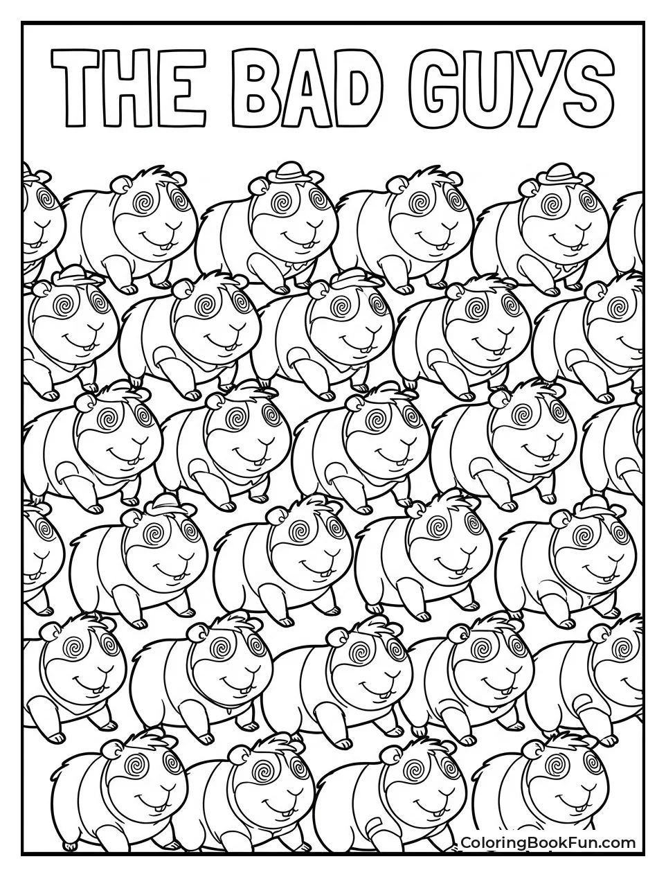 Hypnotized Guinea Pigs March in Line