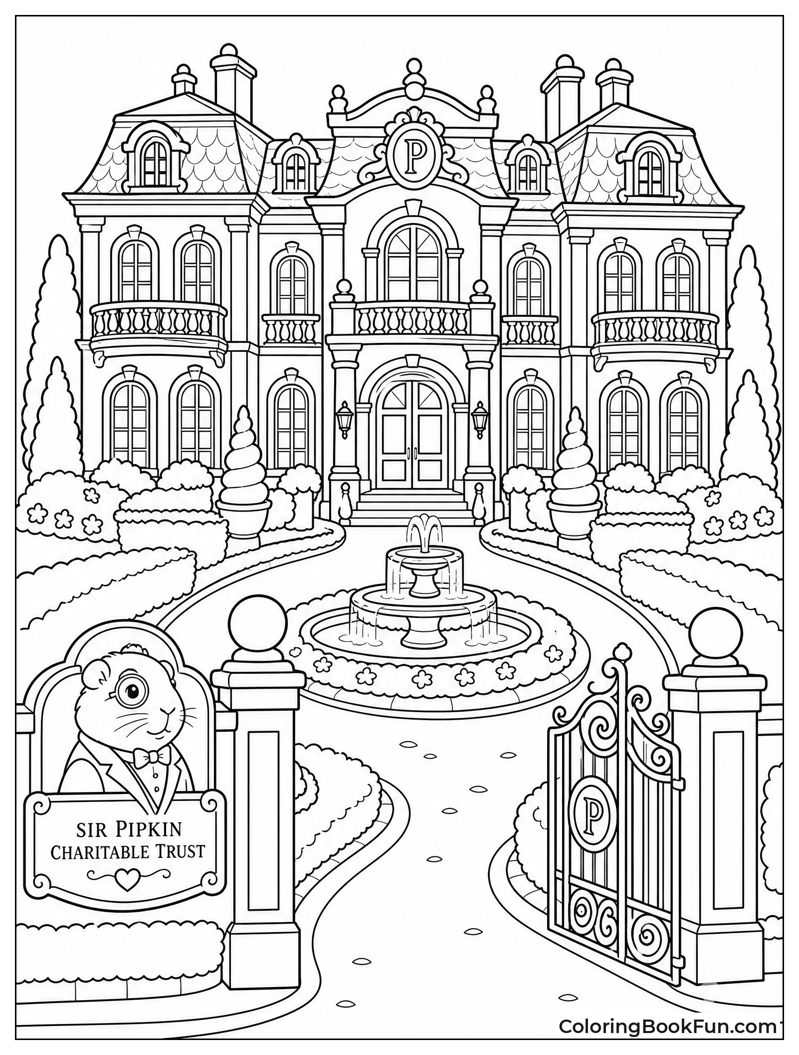Guinea Pig Owns Fancy Mansion